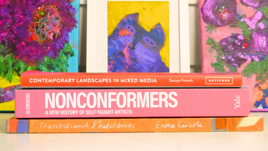 Inspiring art books! New additions to my art library